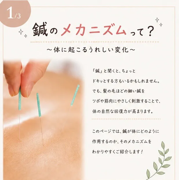 「鍼ってなんで効くの？」