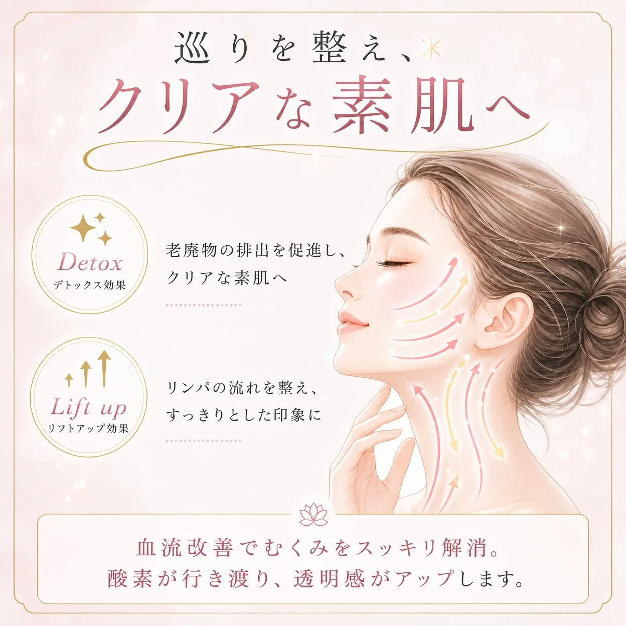 美容鍼 × LED  眠っている美しさを 呼び覚ます✨